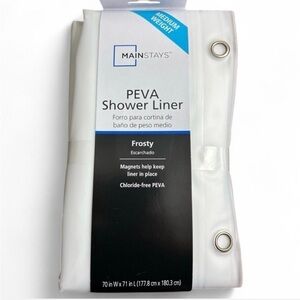 Mainstays PEVA shower liner